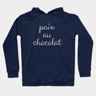 Pain au chocolat French food design cute croissant Hoodie